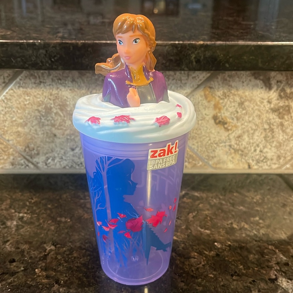 Zak. Anna from Frozen 15 oz cup. (Straw not included)